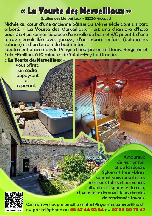 La Yourte Des Merveillaux Riocaud Buitenkant foto